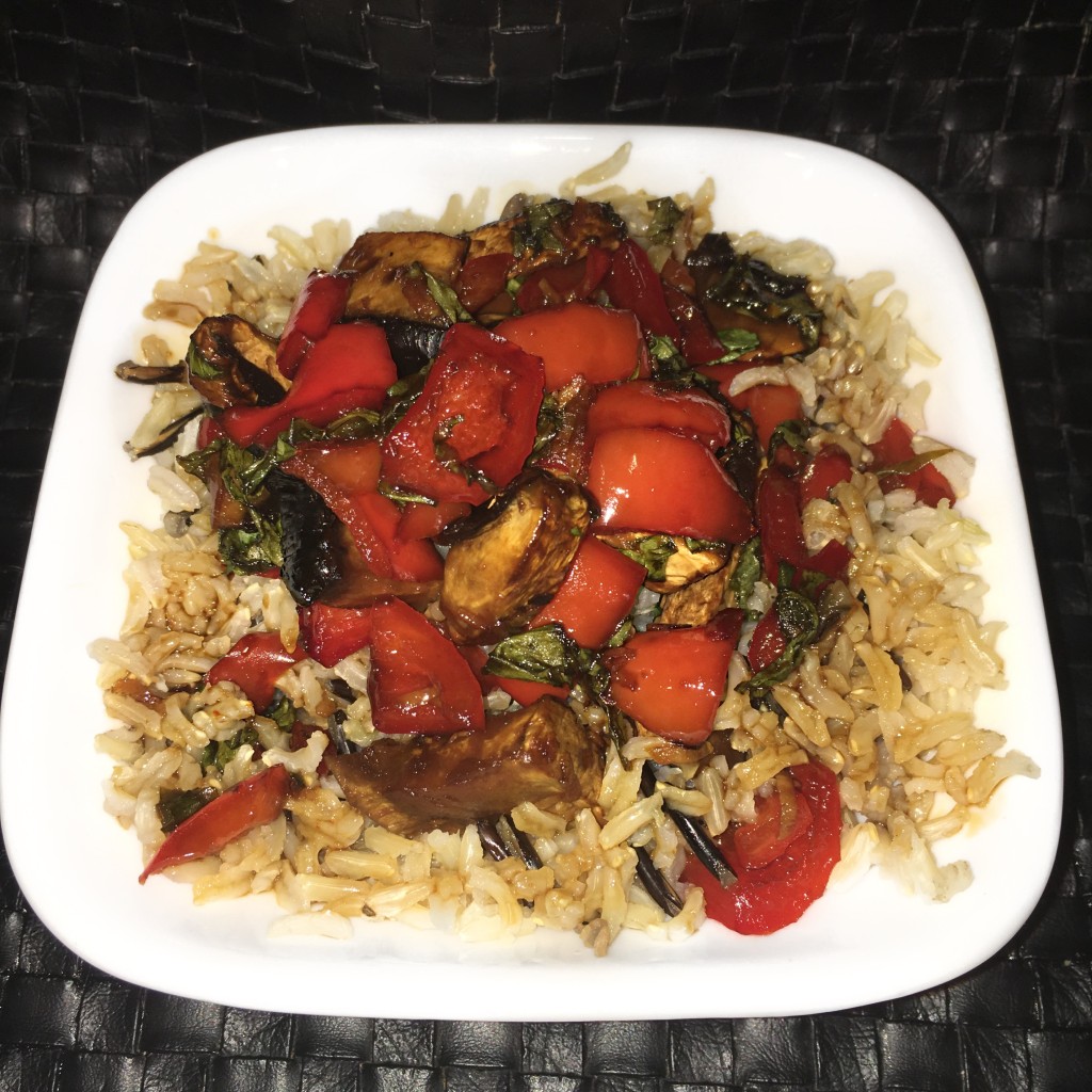 This mushroom stir fry is such a tasty combo. It is bursting with flavor!